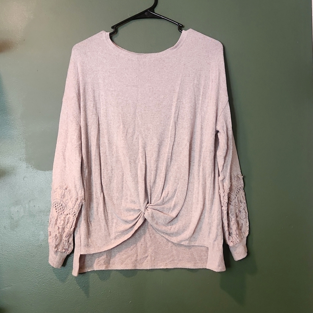 Indigo Rose Medium Cream Sweater